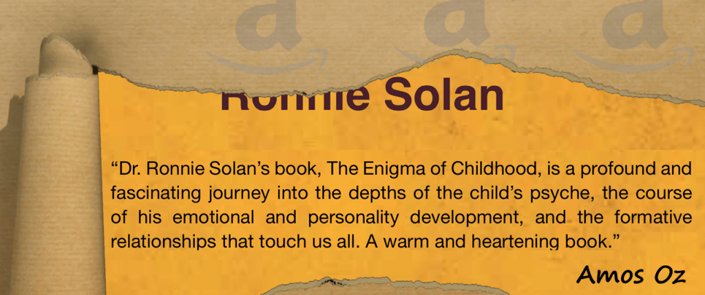 Amos Oz review of The Enigma of Childhood